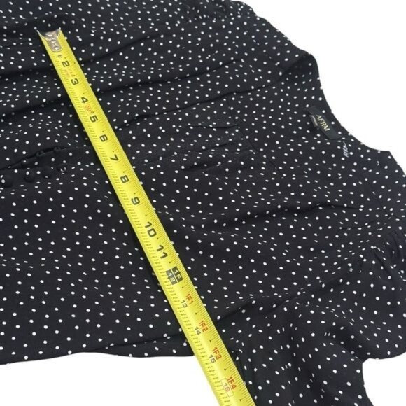 AFRM Rexy Button Front Bodysuit Polka Dot Special Occasion Feminine Party M - Picture 8 of 10